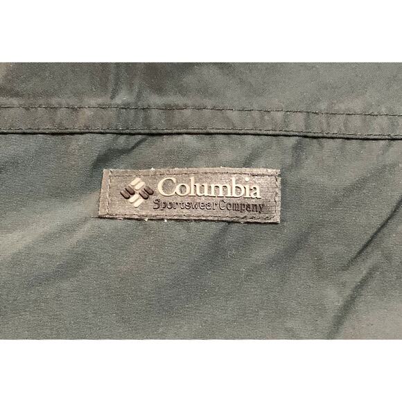 Vtg Columbia Lined Coat Jacket Green & Purple Removable Fleece Liner Medium USA - Picture 4 of 14